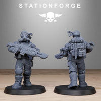 3D Printed GrimGuard Jungle Fighters by StationForge Miniatures