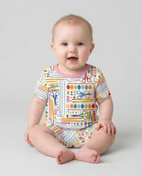 Craft Corner Bamboo Two Piece Short Sleeve Shorts Pajama Set