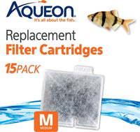 15 pack Fish Tank Replacement Filter Cartridges Medium - BIG FRENCHIES