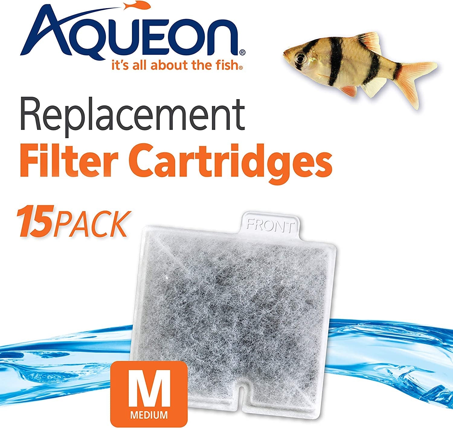 15 pack Fish Tank Replacement Filter Cartridges Medium - BIG FRENCHIES