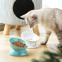 Ceramic Raised Cat Bowls - BIG FRENCHIES
