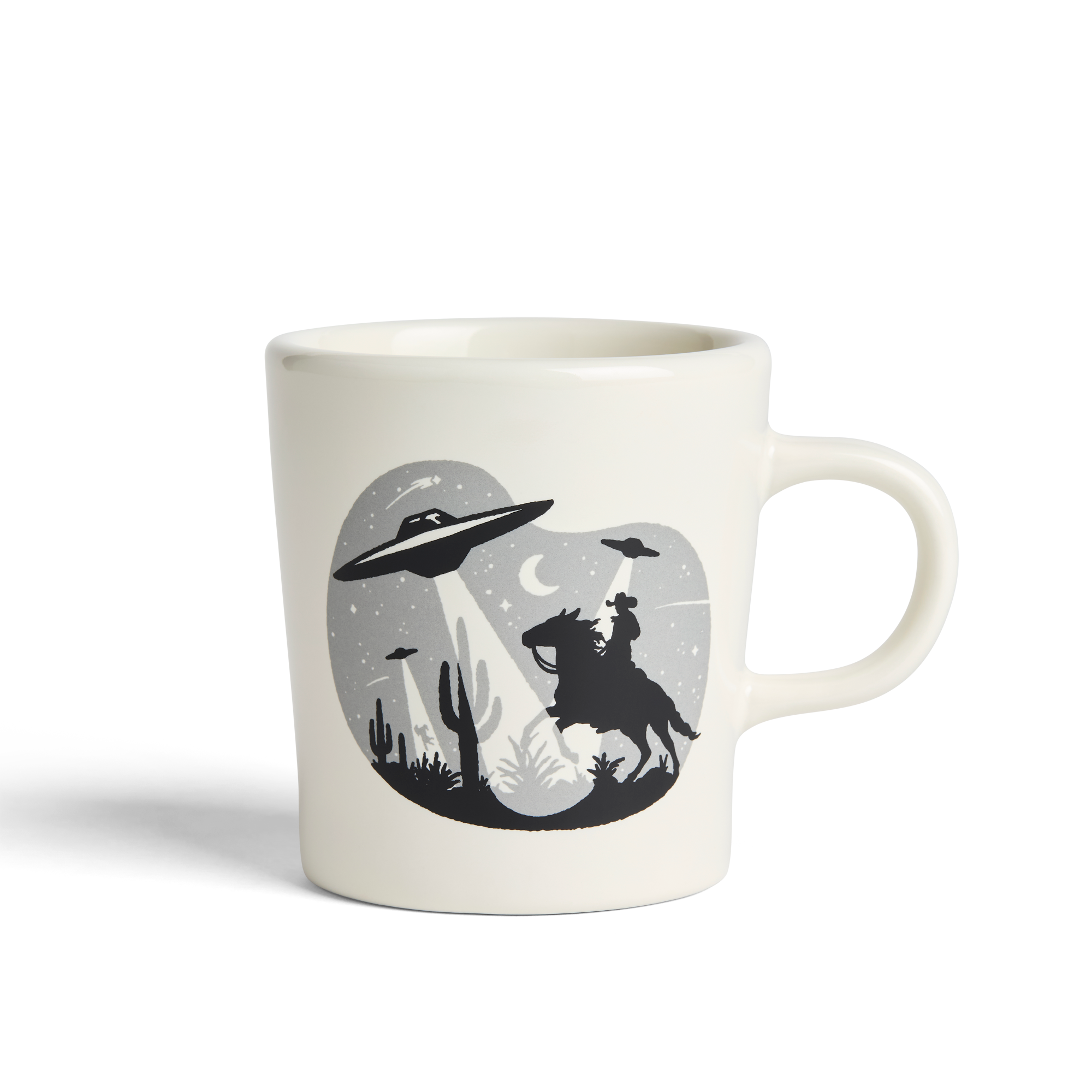 Sam Larson - UFO Invasion - 9oz Modern Diner Mug - BIG FRENCHIES