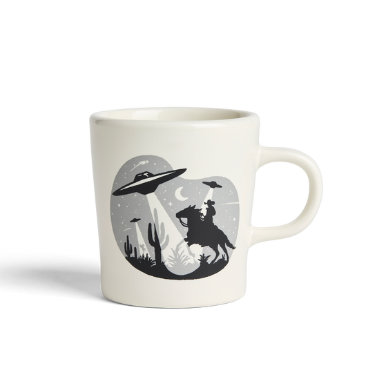 Sam Larson - UFO Invasion - 9oz Modern Diner Mug - BIG FRENCHIES