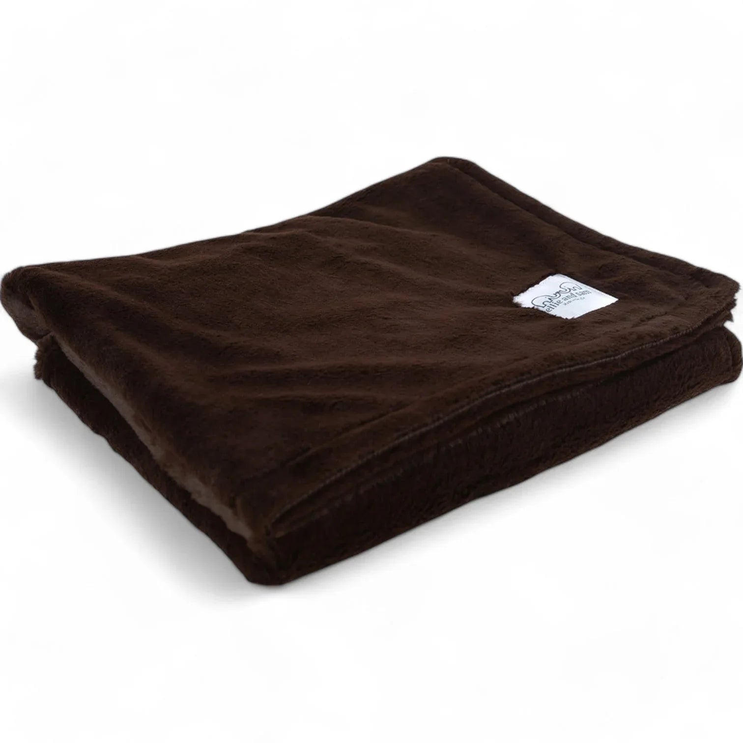 Luxury Borderless Blanket - Chocolate - BIG FRENCHIES