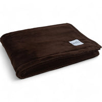 Luxury Borderless Blanket - Chocolate - BIG FRENCHIES