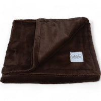 Luxury Borderless Blanket - Chocolate - BIG FRENCHIES