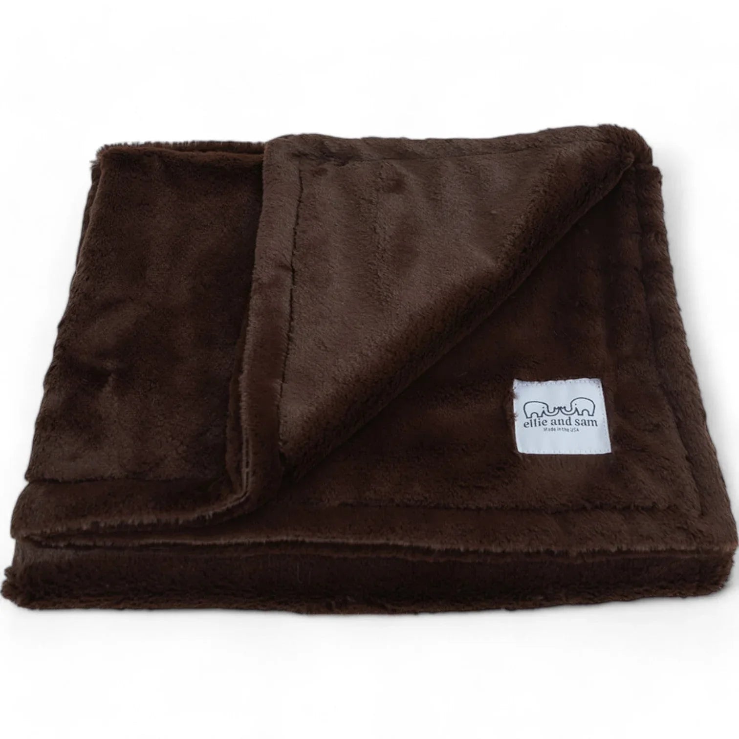Luxury Borderless Blanket - Chocolate - BIG FRENCHIES