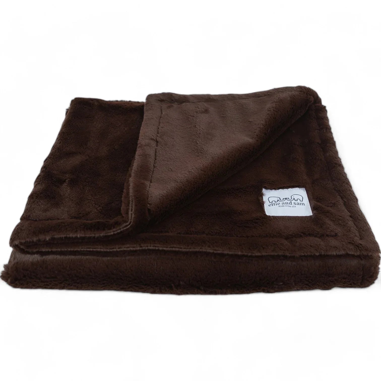 Luxury Borderless Blanket - Chocolate - BIG FRENCHIES
