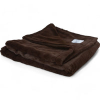 Luxury Borderless Blanket - Chocolate - BIG FRENCHIES