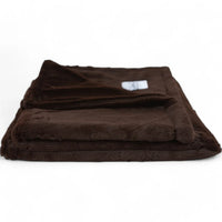 Luxury Borderless Blanket - Chocolate - BIG FRENCHIES