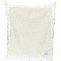 Classic Satin Border Blanket - Ivory - BIG FRENCHIES