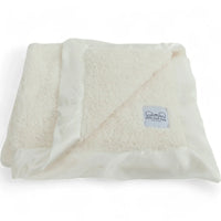 Classic Satin Border Blanket - Ivory - BIG FRENCHIES