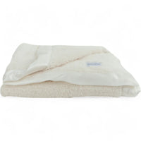 Classic Satin Border Blanket - Ivory - BIG FRENCHIES