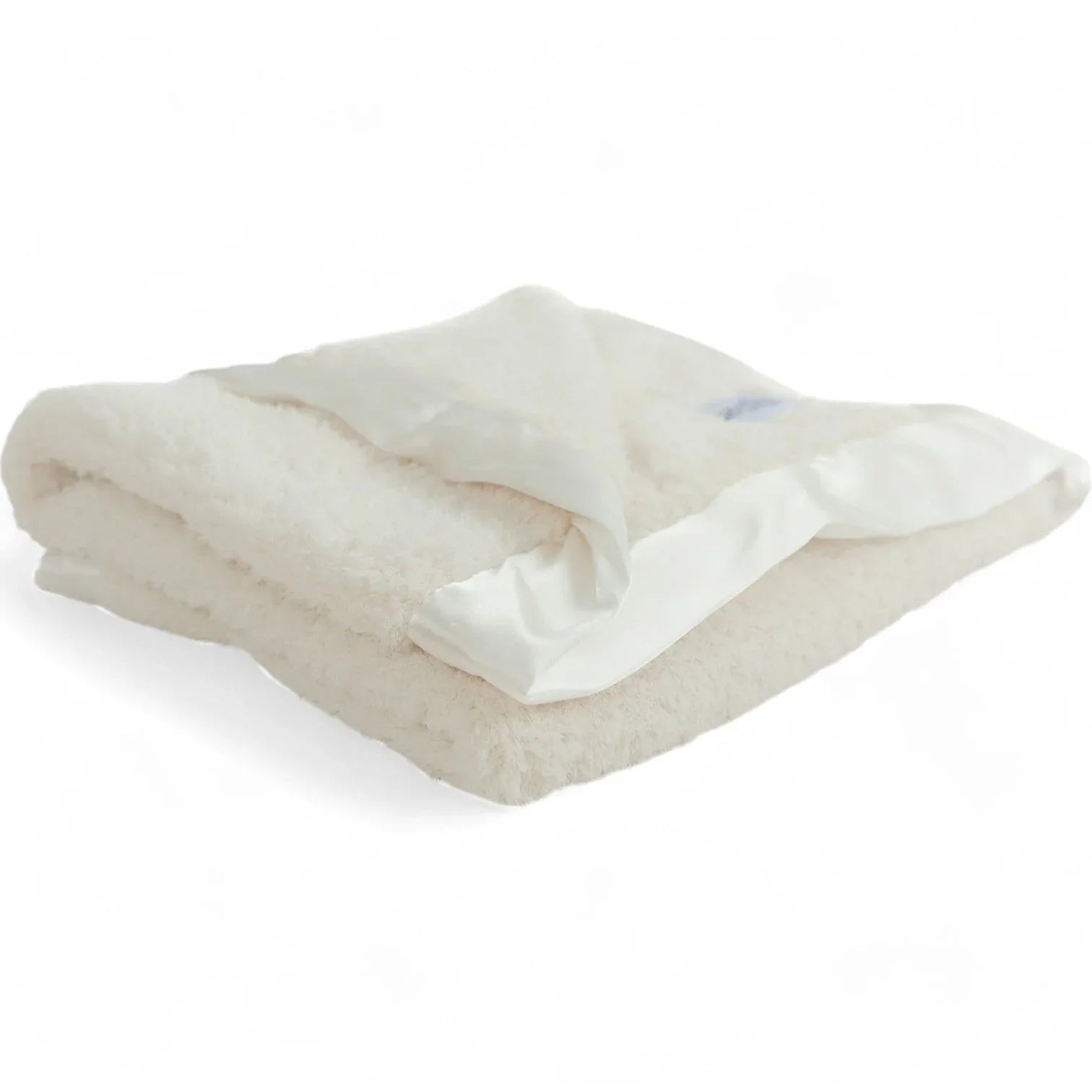 Classic Satin Border Blanket - Ivory - BIG FRENCHIES