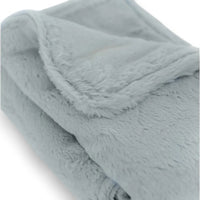 Luxury Borderless Blanket - Silver - BIG FRENCHIES