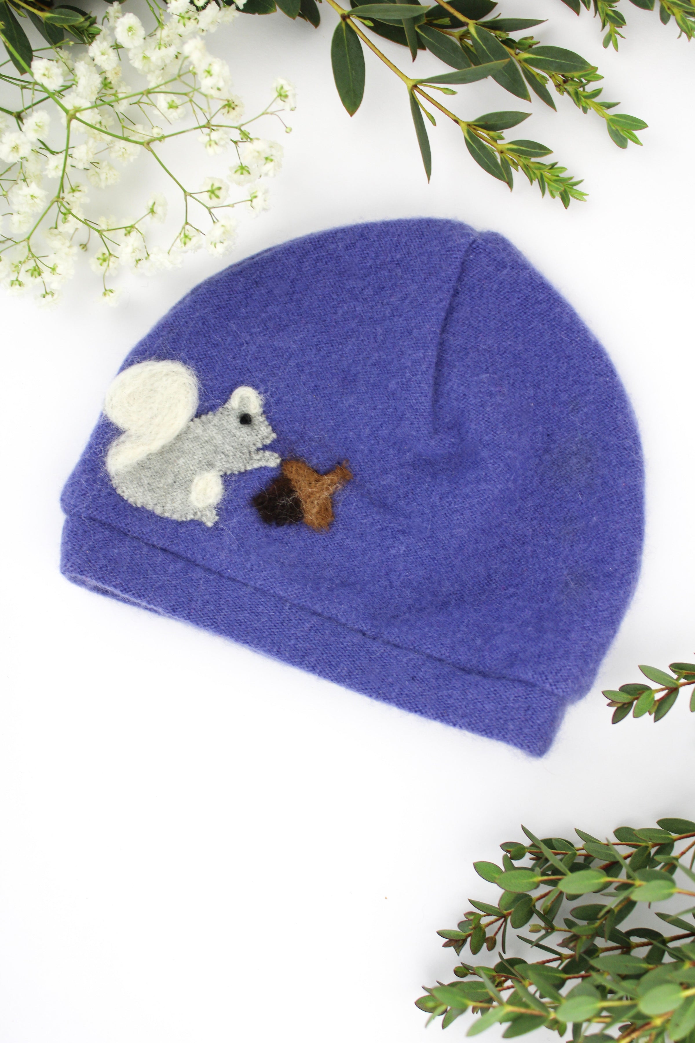Squirrel Cashmere Hat - Baby - BIG FRENCHIES