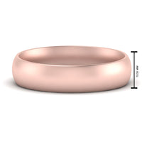 Comfort Fit Mens Wedding Band