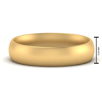 Comfort Fit Mens Wedding Band