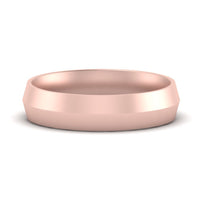 4 mm Comfort Fit Knife Edge Mens Band