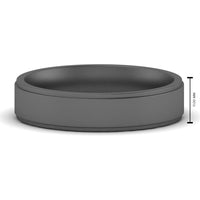 4 mm Steps Edge Comfort Fit Mens Band