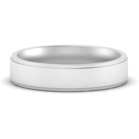4 mm Steps Edge Comfort Fit Mens Band