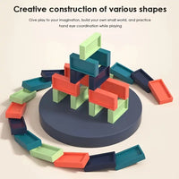 MEACAOFG Dominoes Train Fun Automatic Placement Stand-up Electric Train Educational Children's Toy Car Kids Games Domino Train Toys