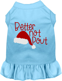 Better Not Pout Christmas Pet Dress