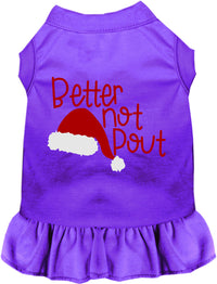 Better Not Pout Christmas Pet Dress