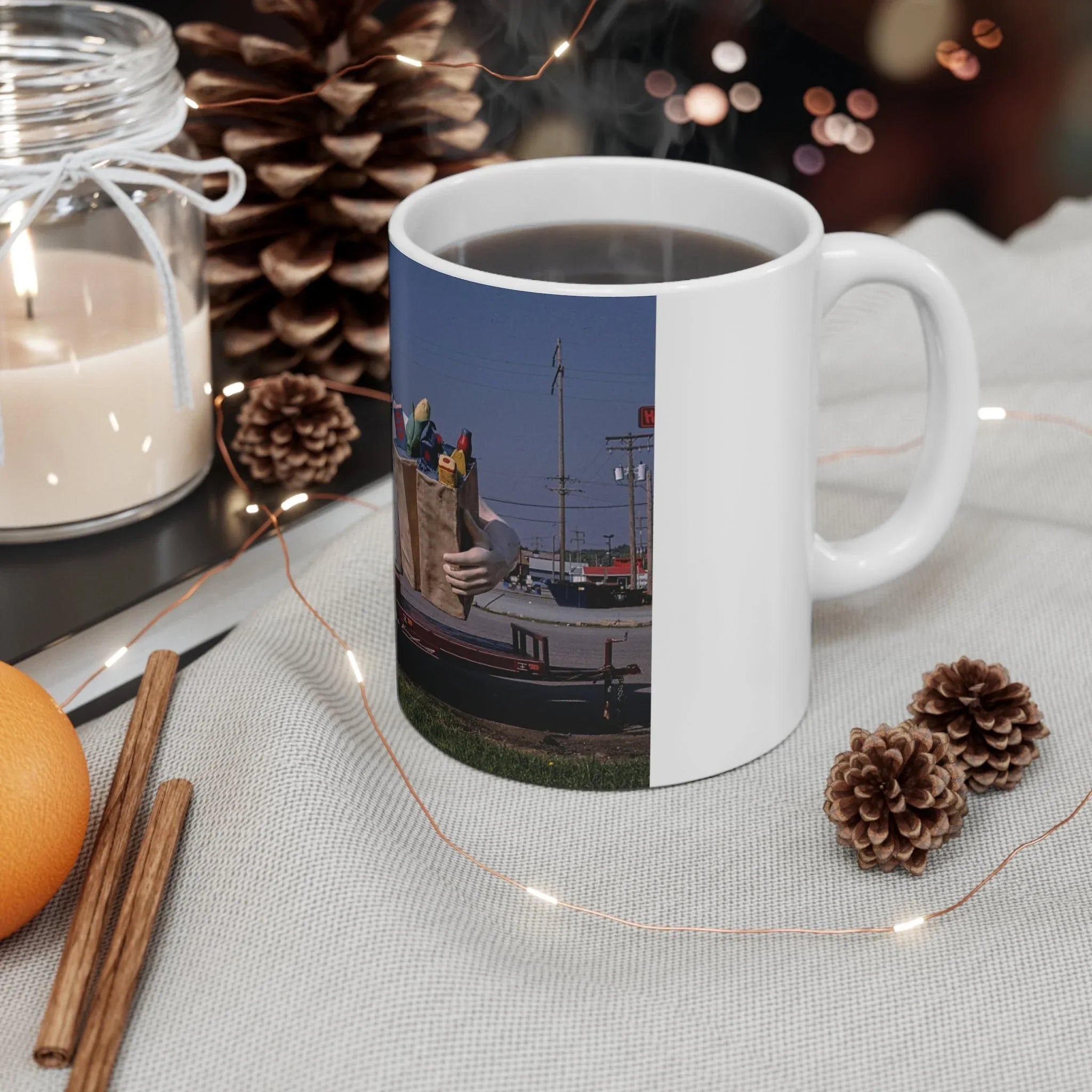 ROADSIDE MUGS - Big John Ceramic Mug 11oz - BIG FRENCHIES