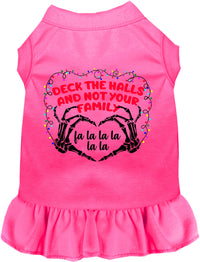Deck the Halls, Not Your Family Christmas Pet Dress