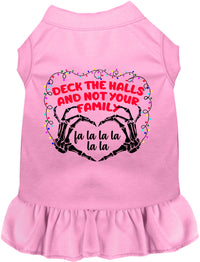 Deck the Halls, Not Your Family Christmas Pet Dress