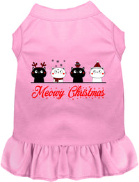 Meowy Christmas Pet Dress