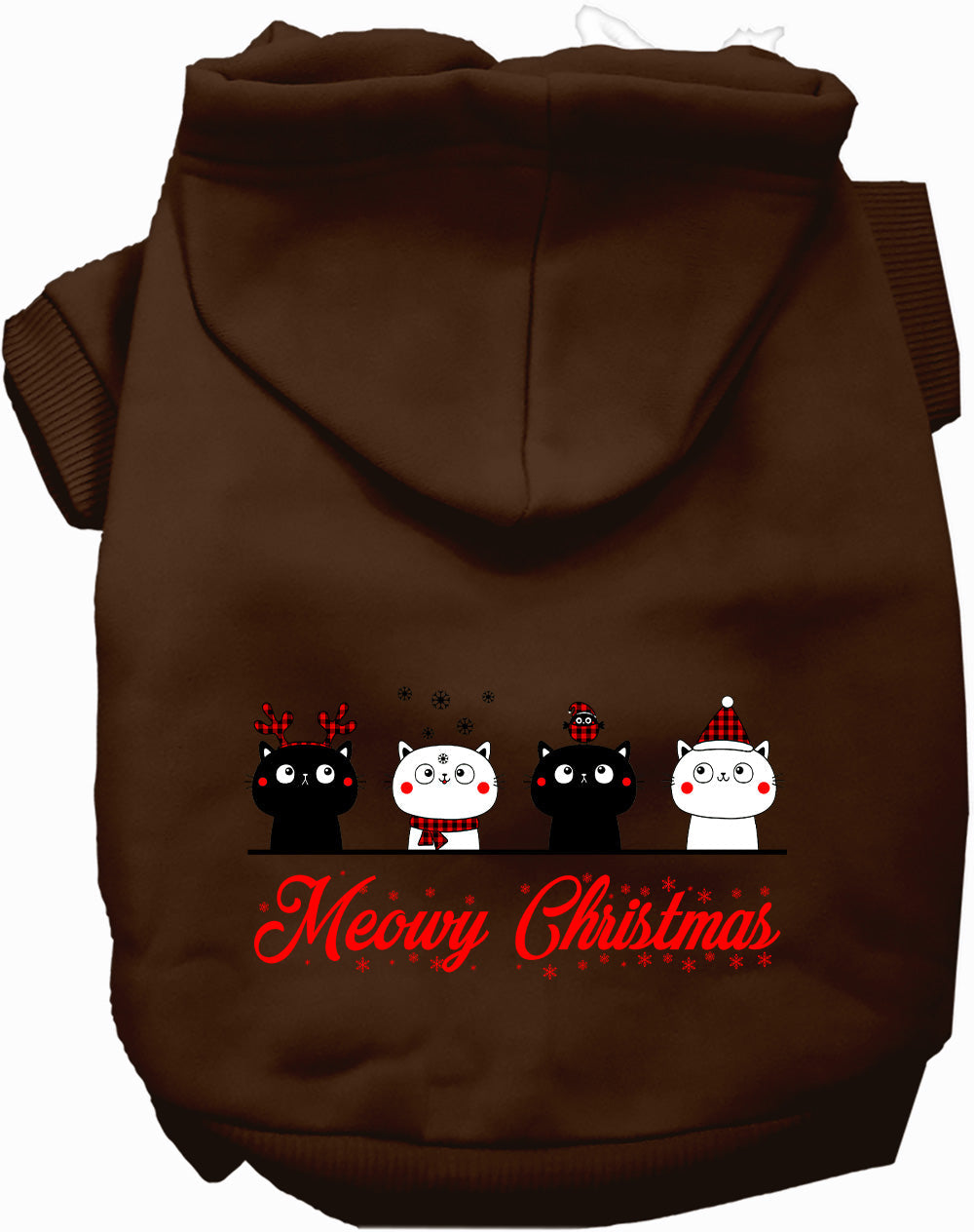 Meowy Christmas Pet Hoodie