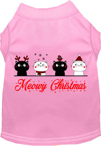 Meowy Christmas Pet Shirt