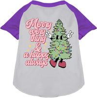 Merry Everything Pet Raglan Shirt