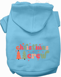 Cutesy Christmas Crew Pet Hoodie
