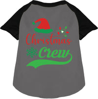 Traditional Christmas Crew Pet Raglan Shirt