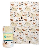 Pooches & Pups Pet Fleece Blanket
