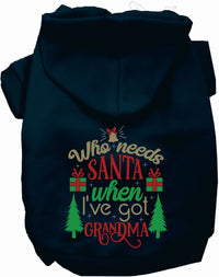 I've Got Grandma! Christmas Pet Hoodie