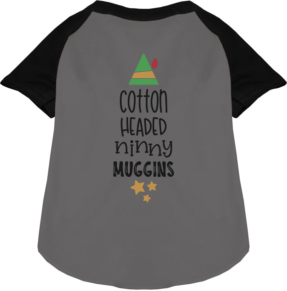 Cotton Headed Ninny Muggins Pet Raglan Shirt