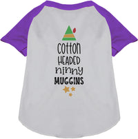 Cotton Headed Ninny Muggins Pet Raglan Shirt