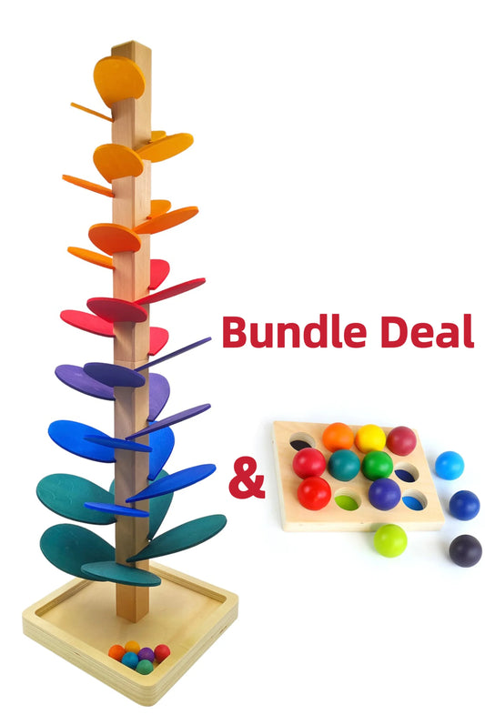 **Bundle Deal**NEW Large Marble Tree in Primary Rainbow Colors - BIG FRENCHIES