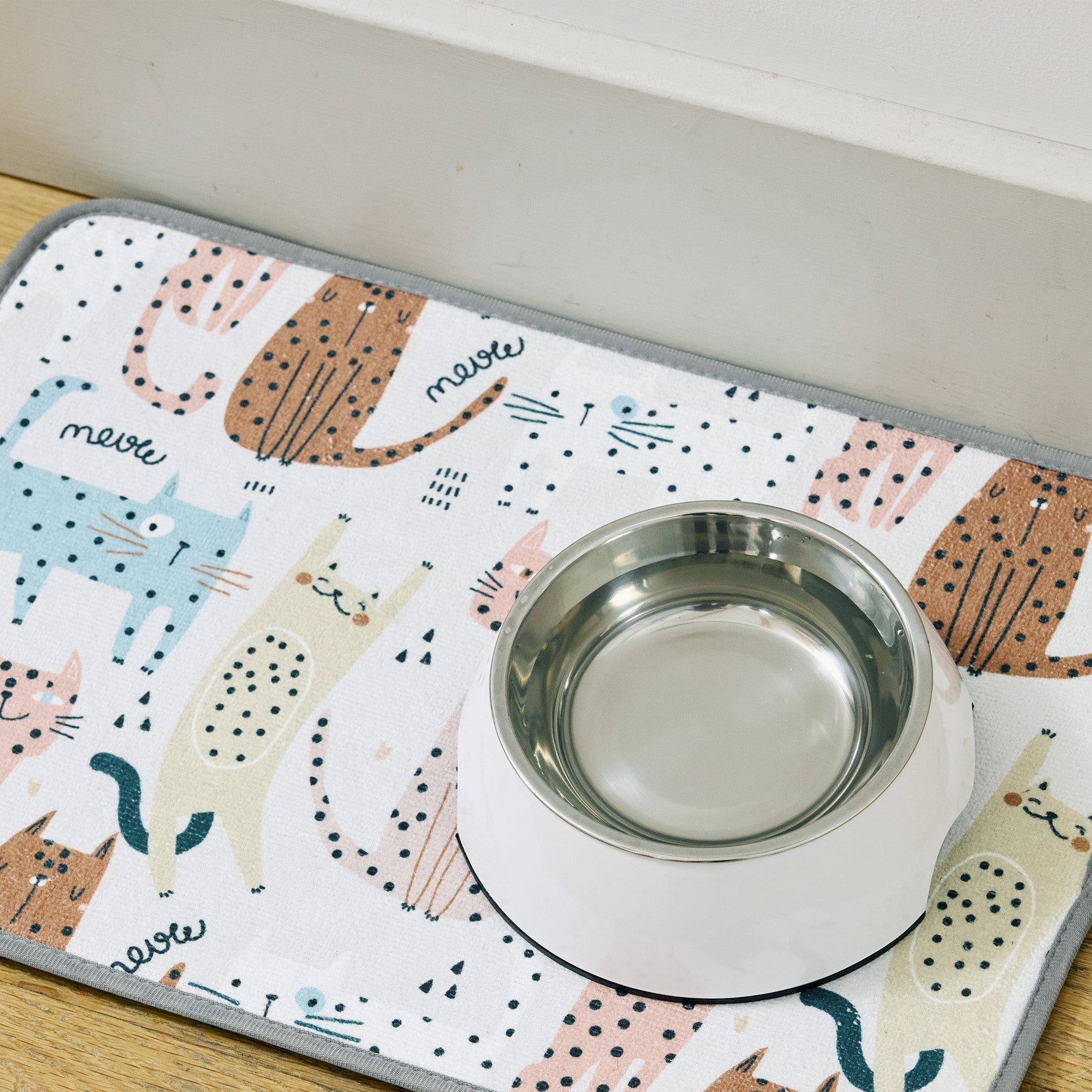 Cats Meow Pet Bowl Mat
