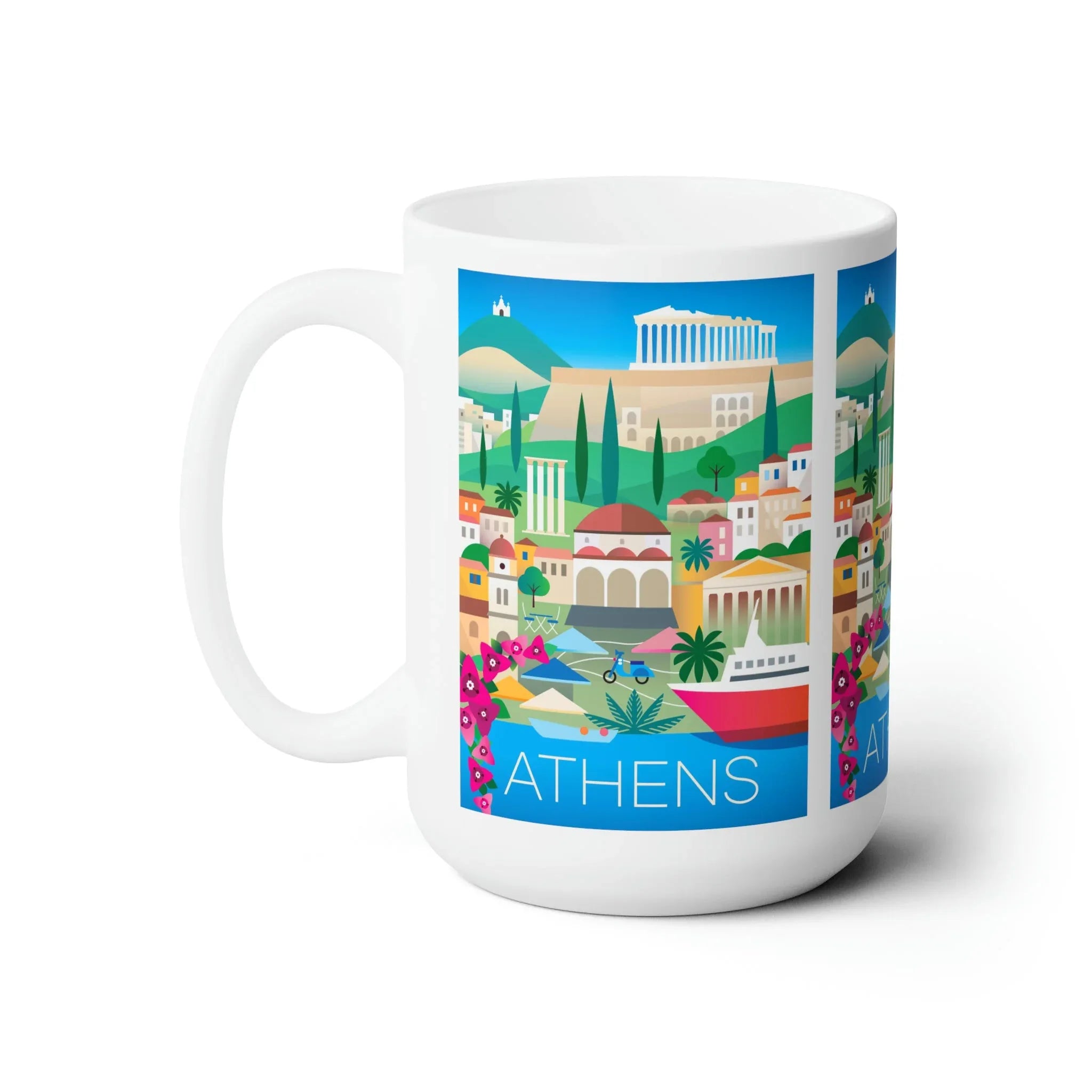 Athens Ceramic Mug 11oz or 15oz - BIG FRENCHIES