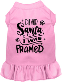 I was Framed! Christmas Pet Dress