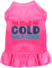 Not Made for Cold Weather Pet Dress