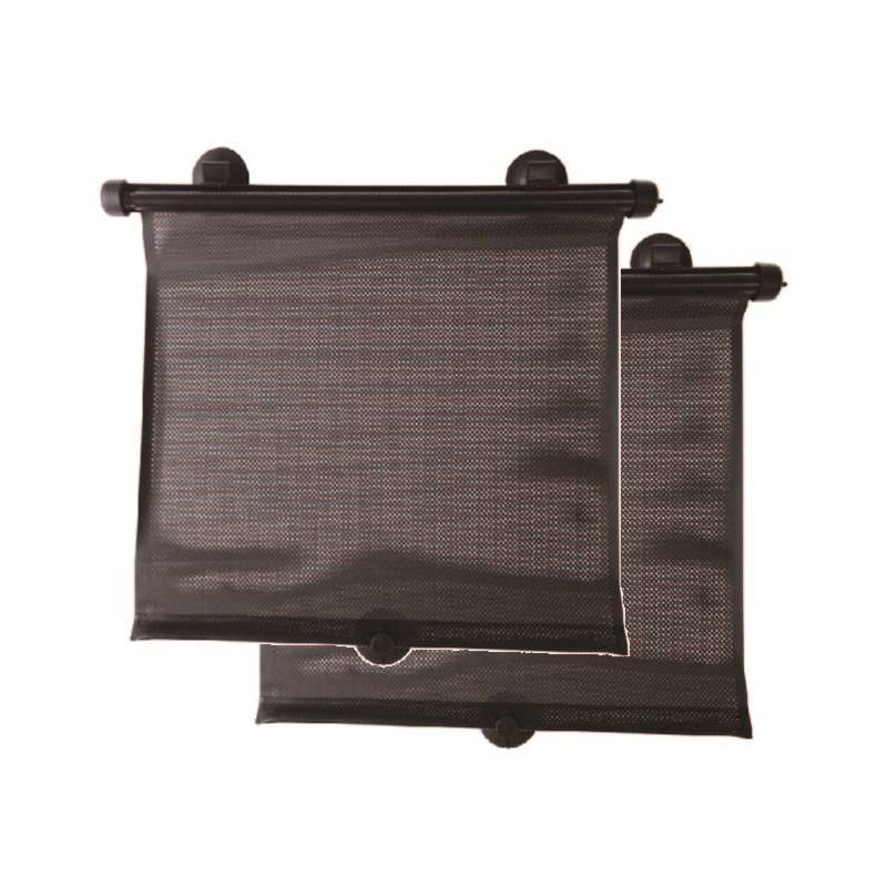 Primo Passi - Roller Window Sun Shade for Car, 2Pk, Black - BIG FRENCHIES