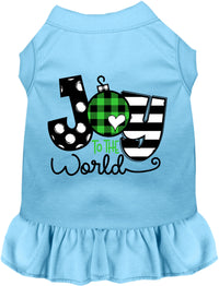Joy to the World Christmas Pet Dress