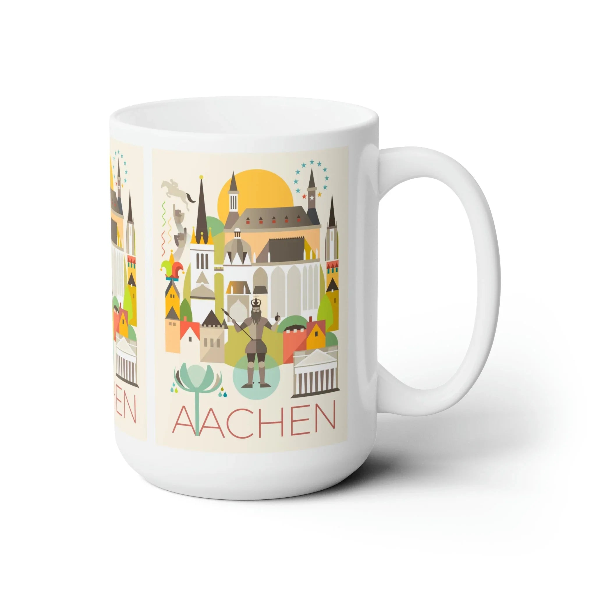 Aachen Ceramic Mug 11oz or 15oz - BIG FRENCHIES