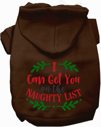 Can Get You on the List Christmas Pet Hoodie